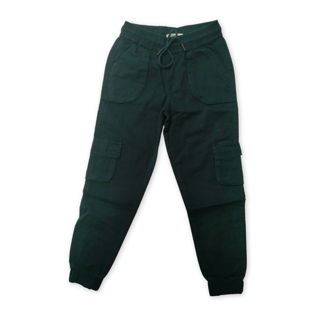 Boys Jogger Pants Green - RueCollections