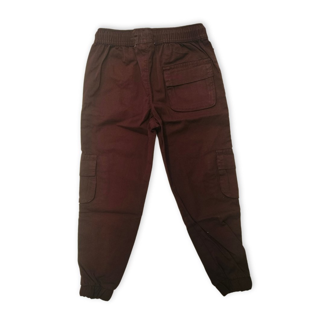 Boys Jogger Pants Maroon - RueCollections