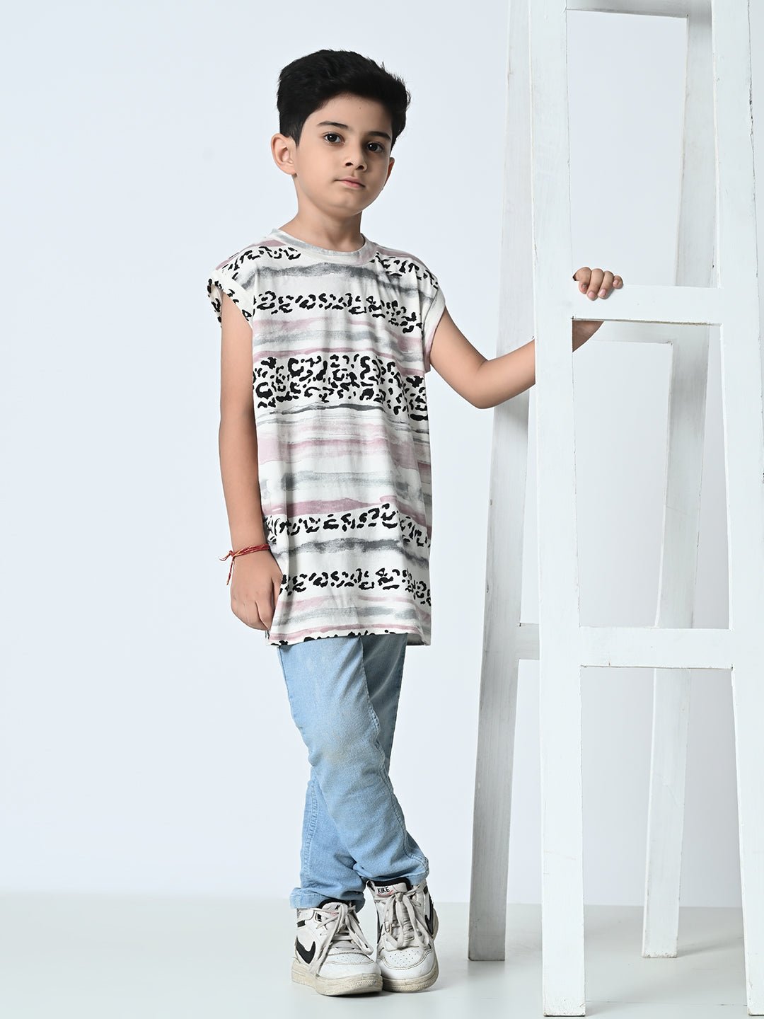 Boys Printed Tank T-Shirt - RueCollections