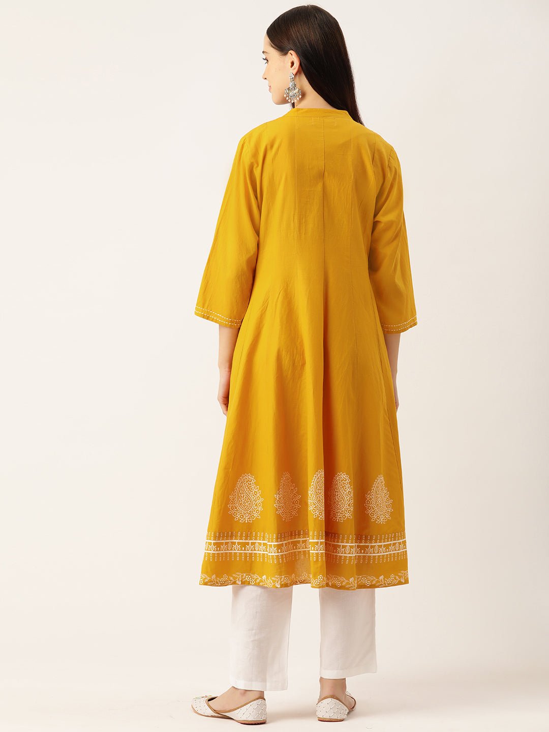 Ethnic Motifs Printed Kurta - RueCollections