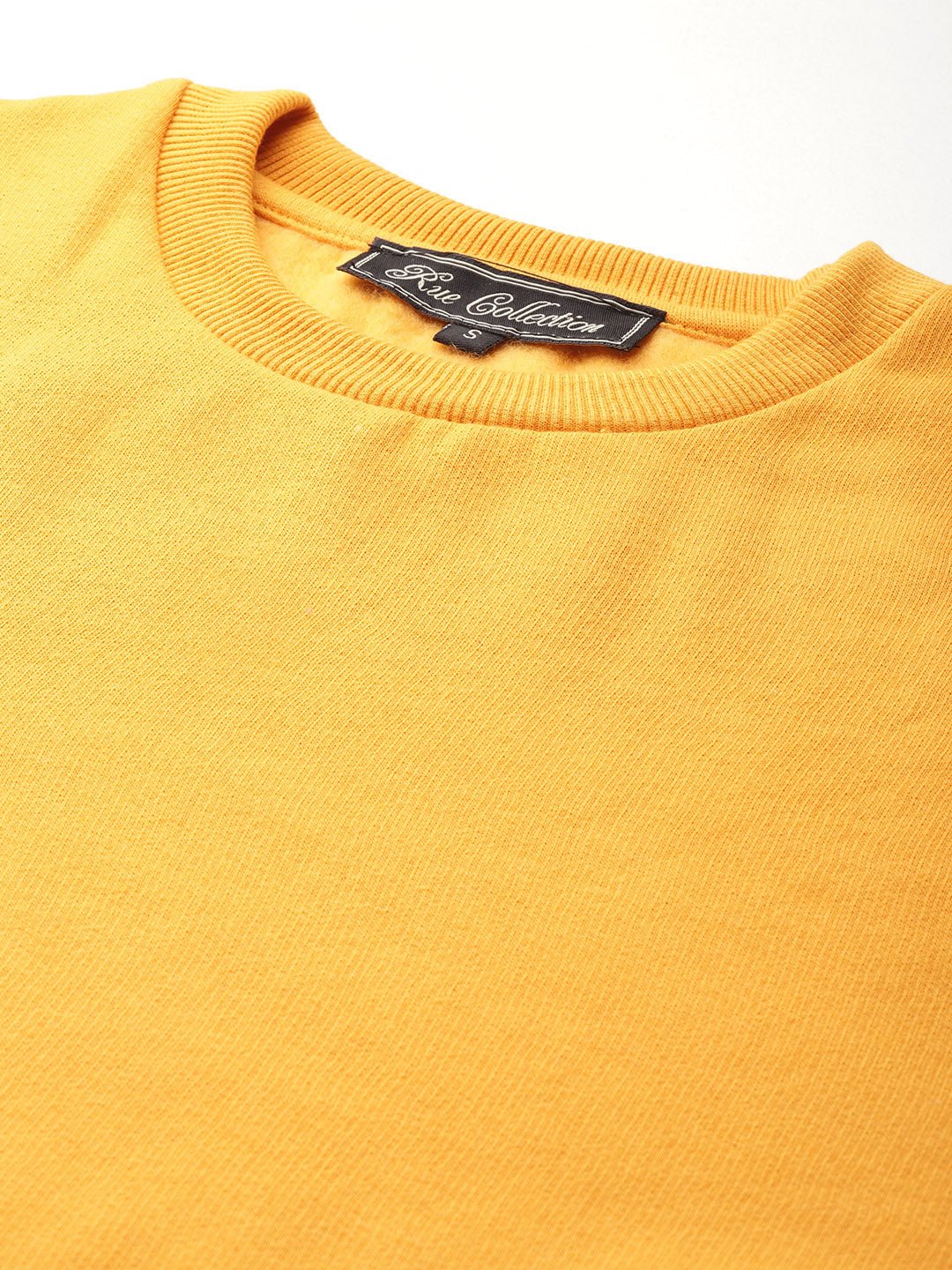 Solid Yellow Sweatshirt - RueCollections